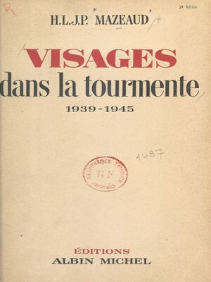 cover image of Visages dans la tourmente